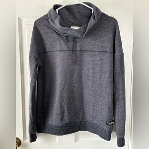 Simply Southern Gray Cowl Neck Sweatshirt